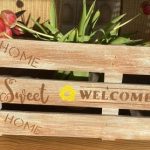 Aktion: Frühling und Ostern 2021, "Welcome Home"-Schild als Beispiel